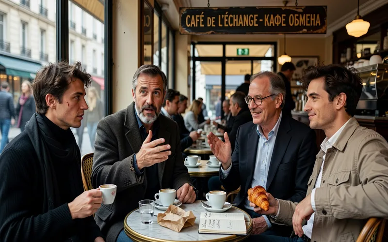 Homme russe en amour et couple